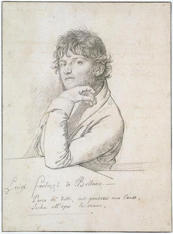 Jean - Baptiste Wicar, Portrait de Luigi Fantuzzi di Belluno, 1800